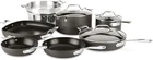 All-clad Essentials Hard Anodized Nonstick Cookware Set 10 Piece Oven Safe 350F New. Price: $400.00.