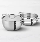 Nwt All-clad Stainless Steel Steamer Pot 5 Qt Covered Insert New. Price: $109.79.