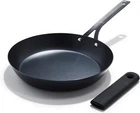 Oxo Obsidian 10" Carbon Steel Fry Pan Pre-seasoned Induction Ready New. Price: $59.99.
