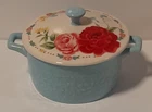 Pioneer Woman Floral Medley Mini Casserole Dish With Lid Blue Used. Price: $12.27.