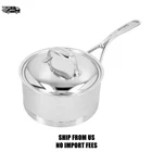Demeyere ATLANTIS2.25 Qt Sauce Pan With Lid, 18/10 Stainless Steel New. Price: $349.98.