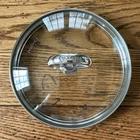 Chantal 17 Pot/pan Glass Lid Only Stainless Steel 6 3/4 Outside 1/8 Inside Used. Price: $11.99.