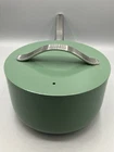 Caraway 3 Qt Non-stick Ceramic Saucepan With Lid Sage Green Cookware Kitchen Used. Price: $49.00.