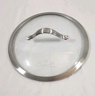 Calphalon Replacement Glass Lid Cover For 10 Inch Stock Pan 9 3/4" Inside Cd Used. Price: $19.59.