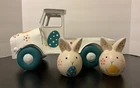 Temptations Easter Seasonal Bunny Salt & Pepper Truck Holder H405408 Egg Hunt New. Price: $18.00.