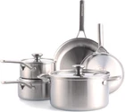 Merten & Stor Tri-ply Stainl Steel 8 Piece Cookware Pots Pans Set New. Price: $449.99.