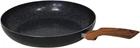 12-INCH Ceramic Nonstick Frying Pan Black Speckled Aluminum Skillet With Wood- New. Price: $32.66.