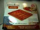 Copper Chef Large 2 Piece Non-stick Bacon Crisper Pan New. Price: $23.00.