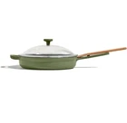 Our Place Cast Iron Always Pan 10-INCH 8-IN-1 Multifunctional Cookware System New. Price: $112.49.