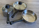 Tools Of The Trade Basics Cookware Set: 10 , 8 Frying Pans & 2 Quart Sauce New. Price: $69.99.
