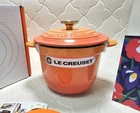 Le Creuset 100TH Anniversary Cocotte Every 18 Rice Pot Flamme Doree Gold Knob New. Price: $430.00.