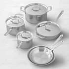 All-clad D5 Stainless-steel 10-PIECE Cookware Set, Limited-time Discount New. Price: $579.00.