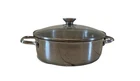 Wolfgang Puck 10" Casserole Pan 18-10 Stainless Steel Dual Handle Glass Lid Used. Price: $35.00.