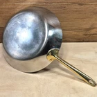 Vtg Paul Revere Ware 1801 Stainless Steel 10.5 Skillet Fry Pan Brass Handle Used. Price: $59.99.