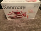 Kenmore 12-PC Aluminum Nonstick Cookware Set W/ Wooden Utensils, Red New. Price: $35.00.