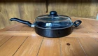 New Ballarini 3QT Non Stick Frying Pan W/ Glass Lid - 12 Black High End Italian. Price: $34.87.