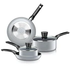 Serenelife Kitchenware Pots & Pans Set Cookware, Black Non-stick-gray New. Price: $53.99.