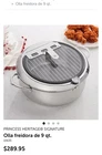 Princess House 9-QT. Stovetop Fryer Freidora Olla Heritage Signature 10635 New. Price: $207.00.