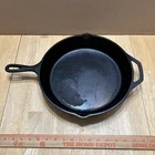 Cast Iron Cracker Barrel Old Country Store 12" Skillet Pan Double Spout Lodge Used. Price: $30.00.