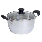 Imusa Stock Pot 8 Qt. Silver Aluminum Steam Vent Glass Lid Bakelite Handles New. Price: $34.71.