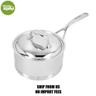 Demeyere ATLANTIS2.25 Qt Sauce Pan With Lid, 18/10 Stainless Steel New. Price: $349.98.