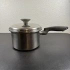 Permanent 5-PLY Stainless 8" Sauce Pan/skillet MC2000 With Dome Lid 2QT Used. Price: $29.99.