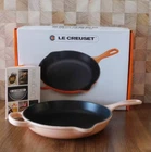 Creuset Signature Cast Iron 9 Inch Skillet, Peche - New. Price: $169.95.