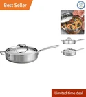 High-performance 3-QUART Saut Pan Induction-compatible & Dishwasher Safe New. Price: $121.55.