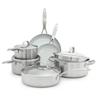 Greenpan Venice Pro 10 Piece Cookware Set, Stainless Steel Non-toxic Pfas-free New. Price: $250.00.