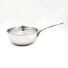 Ruffoni Italy Opus Prima Hammered Stainless Steel 4QT Chef Pan Garlic New. Price: $549.95.