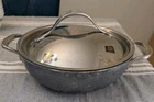 Anolon Nouvelle Copper 3 Qt Nonstick Induction Saute Pan W Lid Double Handle Used. Price: $35.99.