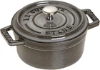 Staub Cast Iron 0.25-QT Mini Round Cocotte Graphite New. Price: $49.99.