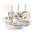 Carote 21PCS Pots And Pans Set Non Stick, Cookware Induction Ready, Kitchen New. Price: $62.55.