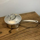 Cuisinart 1.5 Quart Stainless Steel Saucepan With Lid Used. Price: $22.00.