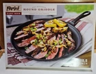 *nib* Parini Cookware Premium Cast Iron 10.5" Pre-seasoned Round Fry Griddle Pan New. Price: $24.95.