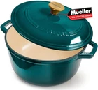 Enameled Cast Iron Dutch 4.5 Qt Oven-safe Up 500 Heavy-duty New. Price: $95.95.