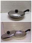 Saladmaster Skillet 10" Gourmet Stainless Multi-ply Chef's Fry Pan Saut Pot Lid Used. Price: $259.99.