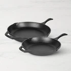 Lodge Chef Seasoned Cast Iron Skillet, Set Of (10" & 12" Skillet) New. Price: $29.99.