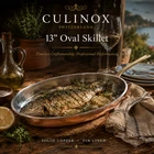 Vintage Culinox Spring 82 Swiss 13 Copper Oval Fish Fry Pan Skillet Cookware Used. Price: $126.44.