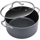 Bezia 12 Quart Cooking Pot, Large Non Stick Induction Stock Pots With Lid, Al... New. Price: $102.44.