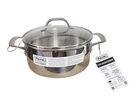 Viking 4 Qt Quart 3-PLY Stainless Steel Casserole Stock Soup Pot Pan Glass Lid New. Price: $99.99.