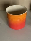 Le Creuset Stoneware 2.3 Utensil Crock In Flame 6. Price: $51.00.
