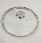 Replacement Creuset Glass Lid Couvercle Verre W/stainless Steel Knob 10 Inch Used. Price: $39.99.