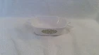 Vtg 1971-73 Corningware P-41-B, 3/4CUP, Shell Oil Macrame-avocado, Hologram Used. Price: $21.99.