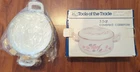 Vintage Nib Tools Of The Trade: Enamel On Steel 3.5 Qt. Casserole W/matching Lid New. Price: $48.99.