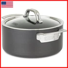 Viking Non Stick Stock Pot 4 Quart Hard Anodized Soup Cooking Wth Glass Lid New. Price: $221.93.
