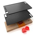 Nutrichef Silicone Oven Grab Mitt Stain-resistant Classic Flat Grill Pan/ New. Price: $43.99.