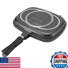 Rbsd Double-sided Frying Pan 32CM/12.6IN Bbq Grill Pressure New. Price: $117.89.