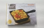 Mini Cast Iron Rectangular Skillet With Wooden Base Campton Gibson Home New. Price: $30.95.