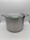 Brand New Ikea Hemkost Stainless Steel 10.6 Qt Stock Pot With Glass Lid. Price: $63.75.